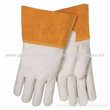 Welding Gloves, Size of 11/13/14-inch, Various Colors Available